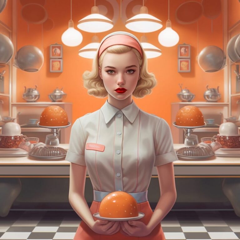 How to Become a Natural Blog Image, a blonde woman holding a mysterious orange dish