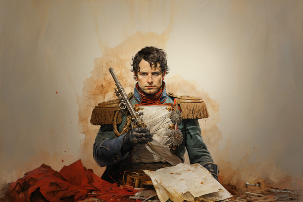 October 2023 Fiction Project Turning Leaves - image of Napoleon