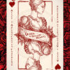 The cover for Alice's Adventures in Underland: The Queen of Stilled Hearts by DeAnna Knippling, an image of a red queen on a playing card.