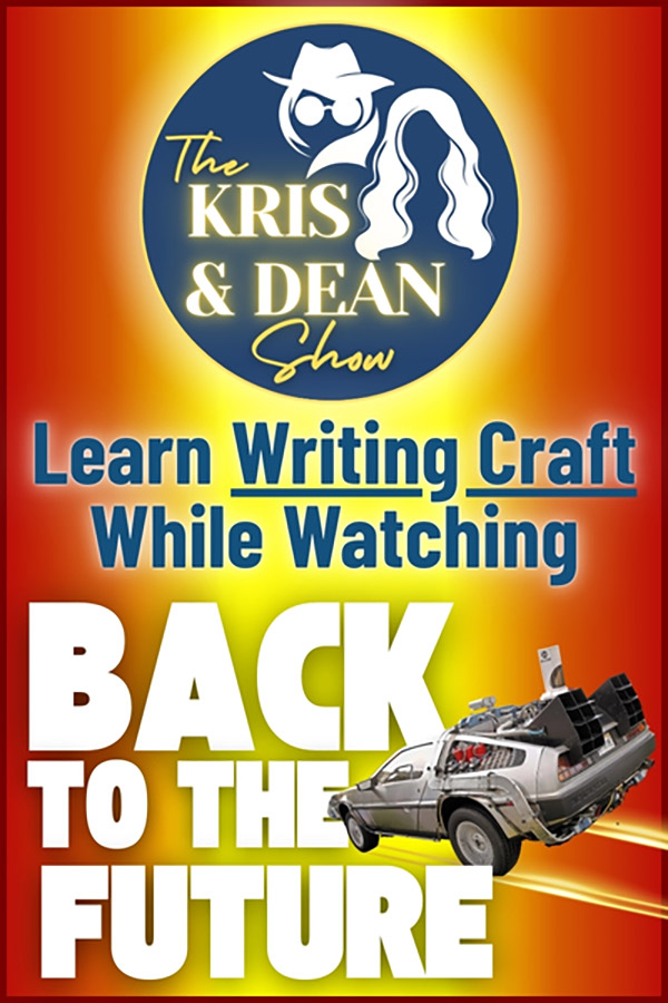 Cover of The Kris and Dean Show Goes to the Movies: Back to the Future from WMG Publishing, featuring cinematic elements and retro sci-fi style referencing the iconic film.
