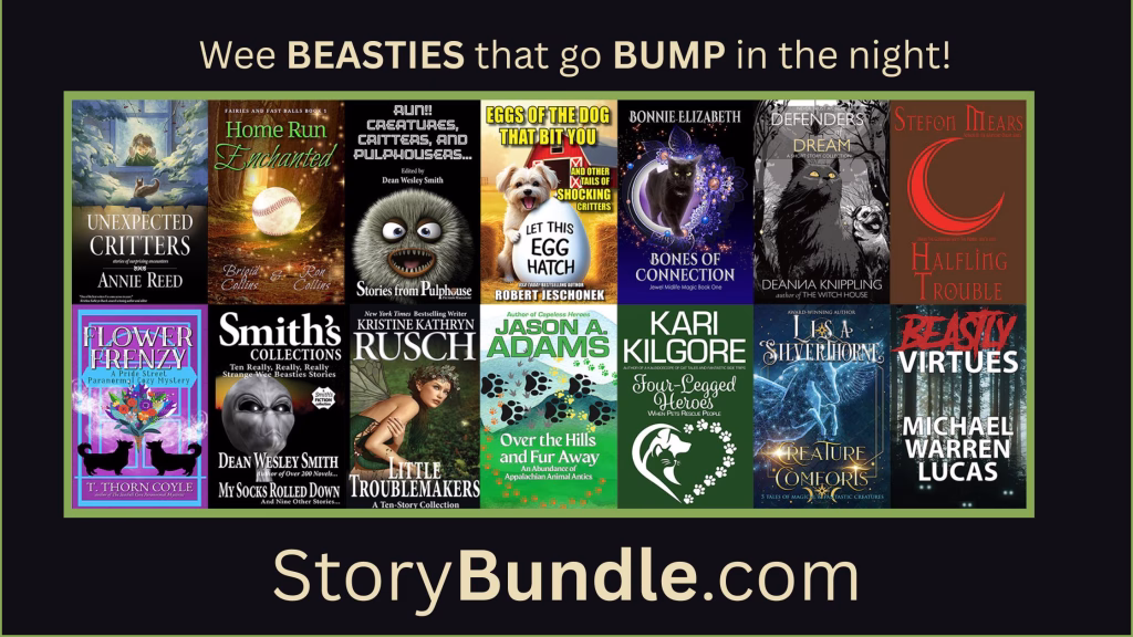 Wee Beasties Storybundle Temporary Header: an image of all 14 covers from the Wee Beasties storybundle