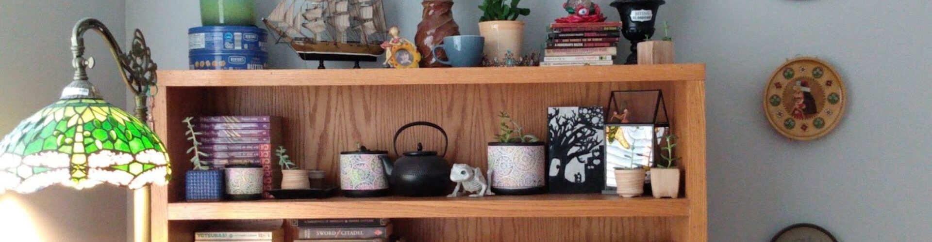 Website Header Wonderland Press Bookshelves at Wonderland Press